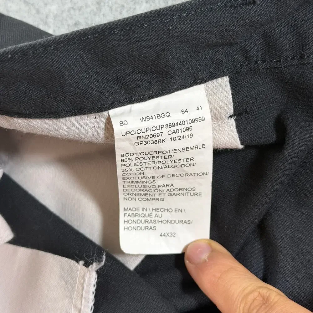 Dickies Cargo Pants Mens 44x32 Black Relaxed Fit Workwear Flap Pockets Utility